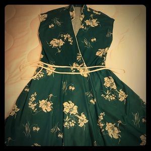 Final price drop Vintage teal dress large